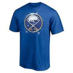 Buffalo Sabres - Snow Logo T-Shirt Royal