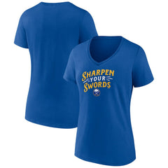 Buffalo Sabres - Women's Active Edge V-Neck T-Shirt Royal