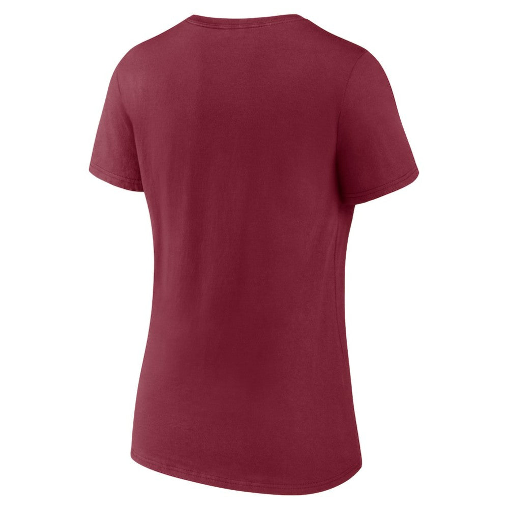 Colorado Avalanche - Women's Active Edge V-Neck T-Shirt Burgundy