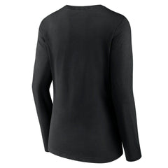 Los Angeles Kings - Women's Forge Long Sleeve V-Neck T-Shirt Black