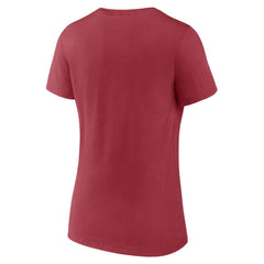 Arizona Cardinals Women's Back Home Again V-Neck T-Shirt Cardinal - Fanatics