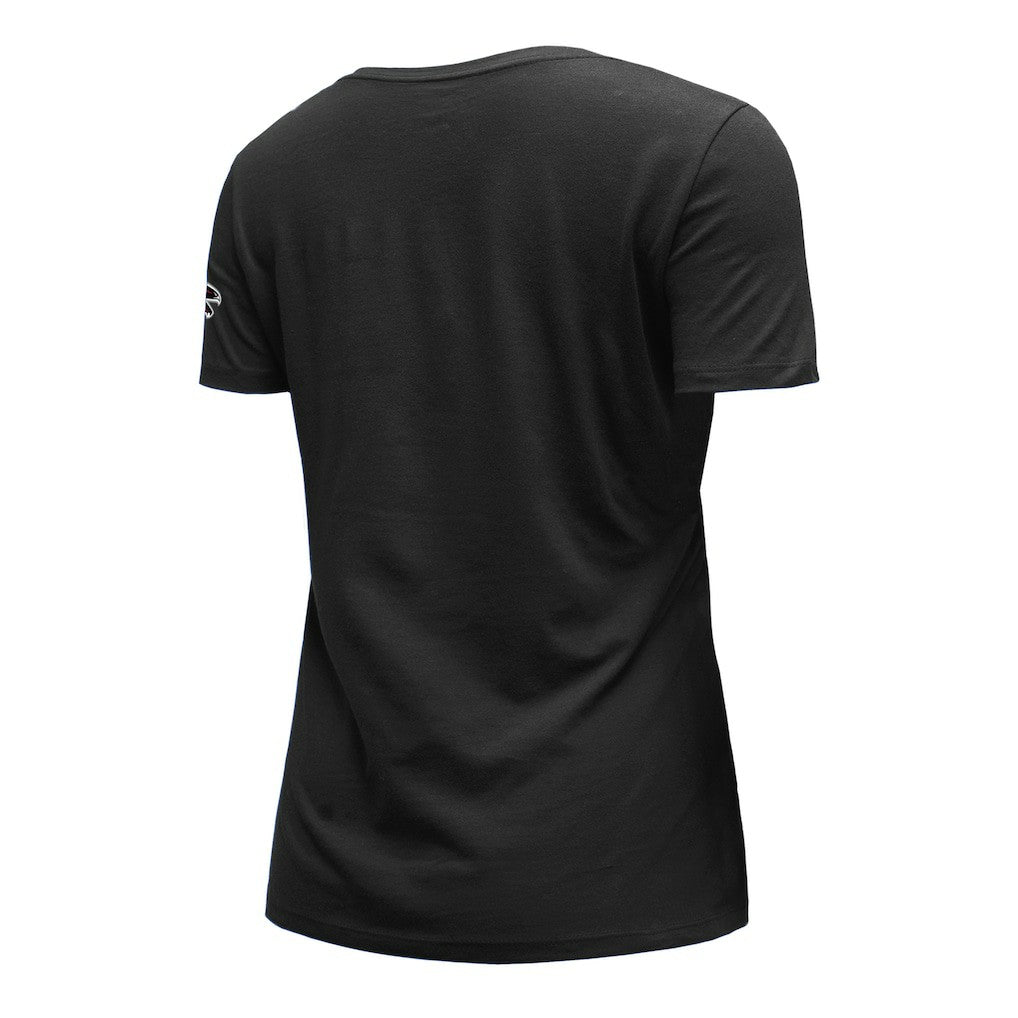Atlanta Falcons New Era Women's Dirty Birds Kickoff V-Neck T-Shirt Black - NFL