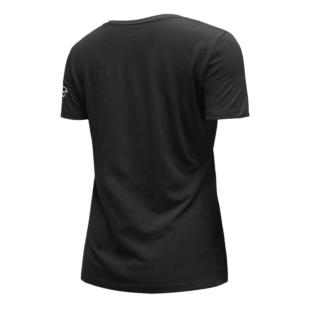 Atlanta Falcons New Era Women's Dirty Birds Kickoff V-Neck T-Shirt Black - NFL