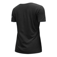 Atlanta Falcons New Era Women's Dirty Birds Kickoff V-Neck T-Shirt Black - NFL