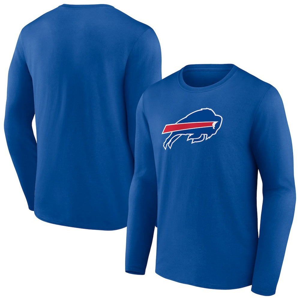Buffalo Bills Primary Team Logo Long Sleeve T-Shirt Royal - NFL