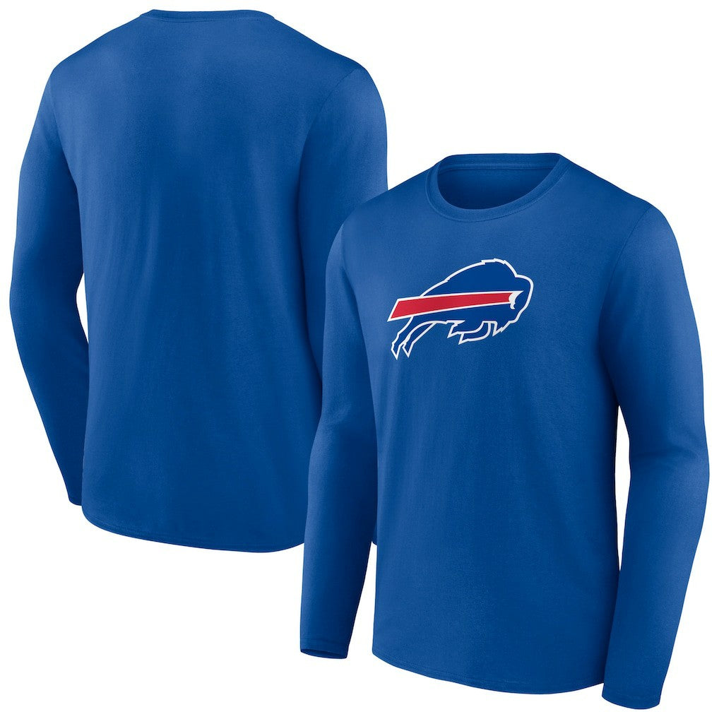 Buffalo Bills Primary Team Logo Long Sleeve T-Shirt Royal - NFL