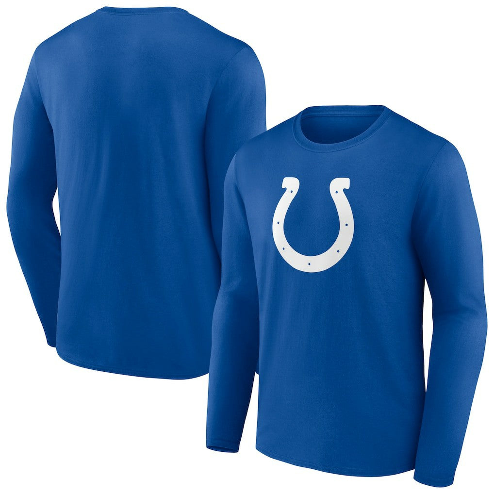 Indianapolis Colts Primary Team Logo Long Sleeve T-Shirt Royal - NFL
