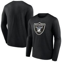 Las Vegas Raiders Primary Team Logo Long Sleeve T-Shirt Black - NFL