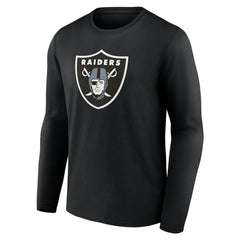 Las Vegas Raiders Primary Team Logo Long Sleeve T-Shirt Black - NFL