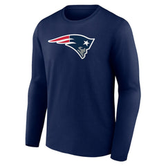 New England Patriots Primary Team Logo Long Sleeve T-Shirt Navy - NFL