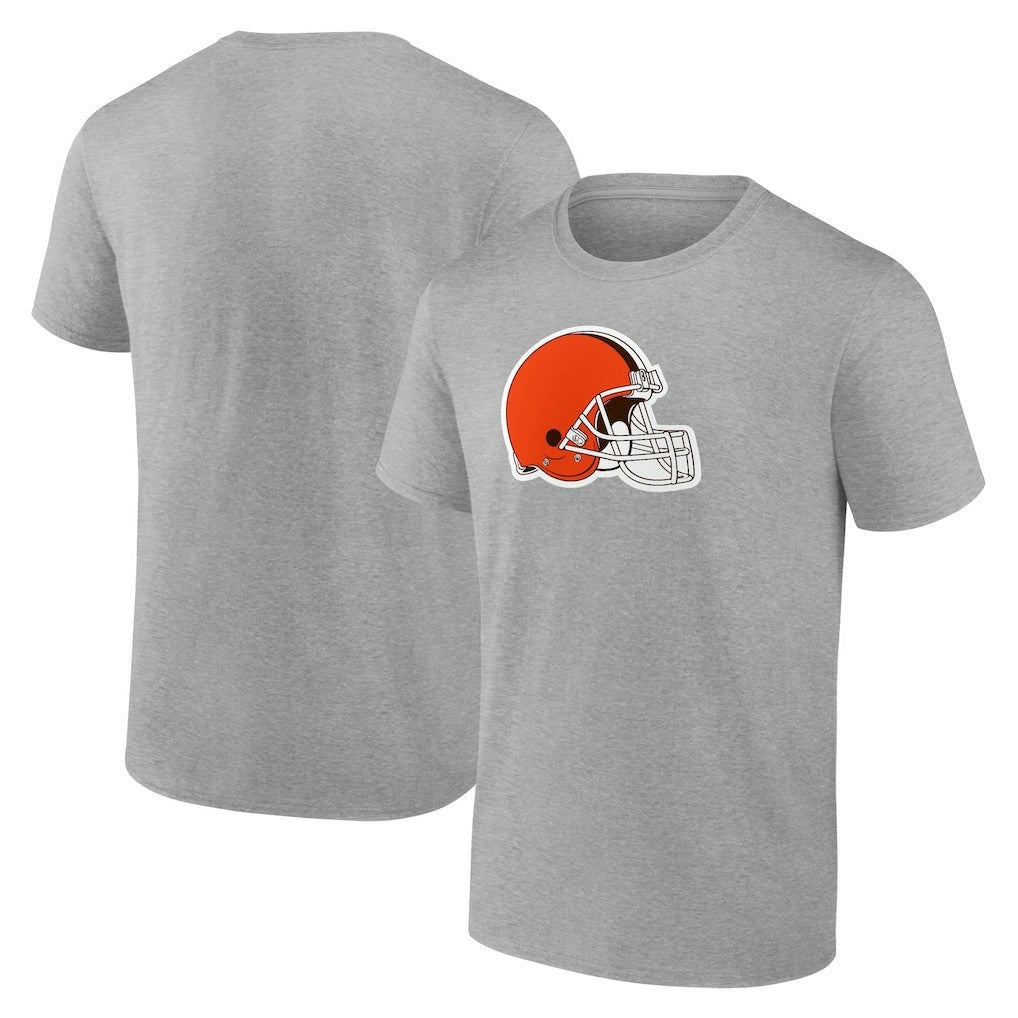 Cleveland Browns Primary Logo T-Shirt Heather Gray - Fanatics