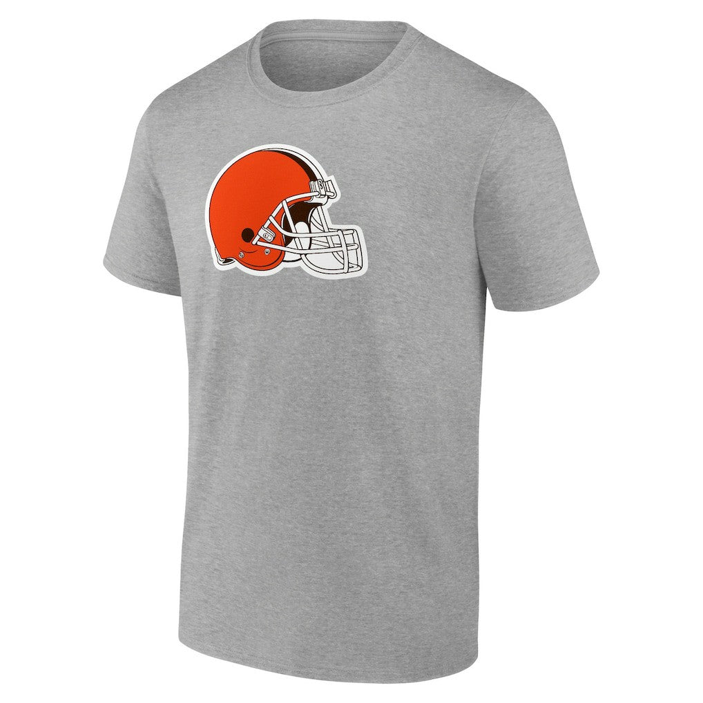 Cleveland Browns Primary Logo T-Shirt Heather Gray - Fanatics