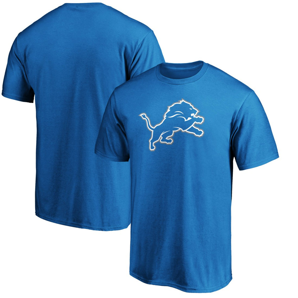 Detroit Lions Primary Logo T-Shirt Blue - Fanatics