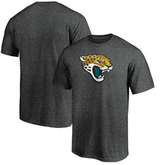 Jacksonville Jaguars Primary Logo T-Shirt Heather Charcoal - Fanatics