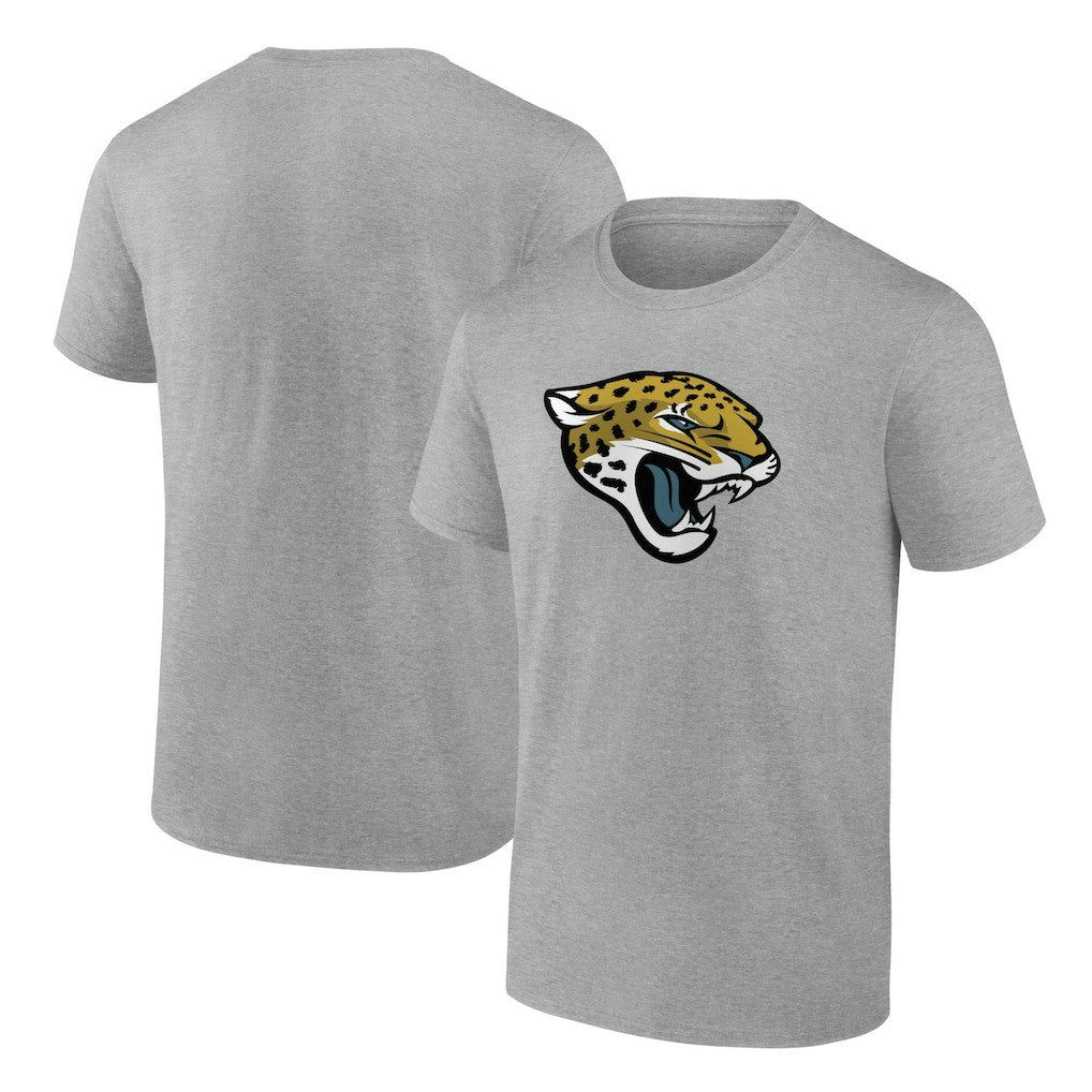 Jacksonville Jaguars Primary Logo T-Shirt Heather Gray - Fanatics