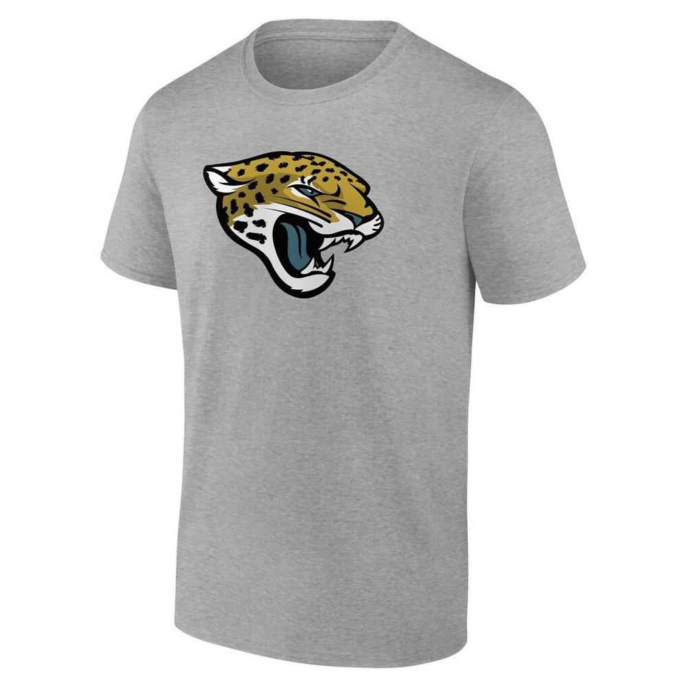 Jacksonville Jaguars Primary Logo T-Shirt Heather Gray - Fanatics