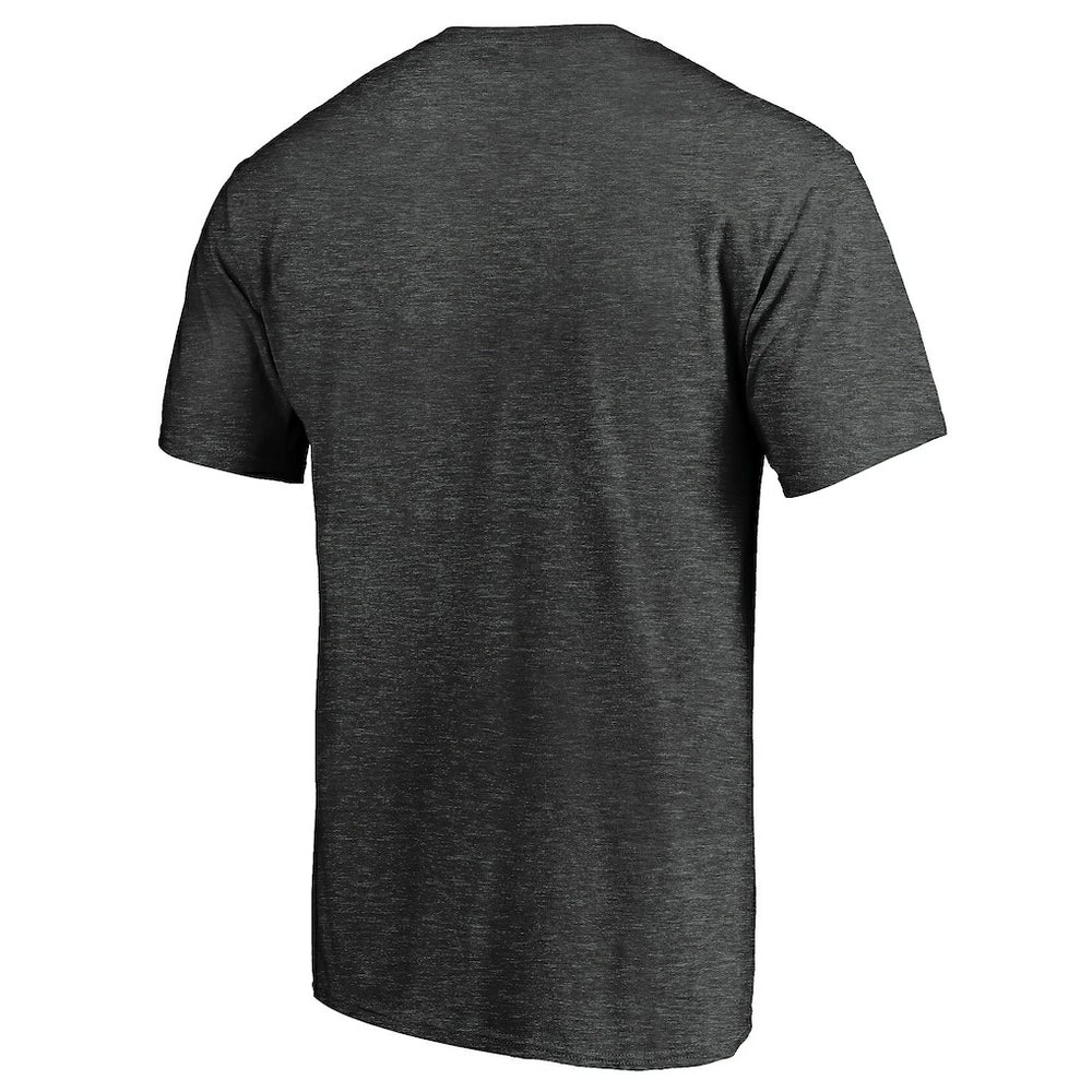 New England Patriots Primary Logo T-Shirt Heather Charcoal - Fanatics