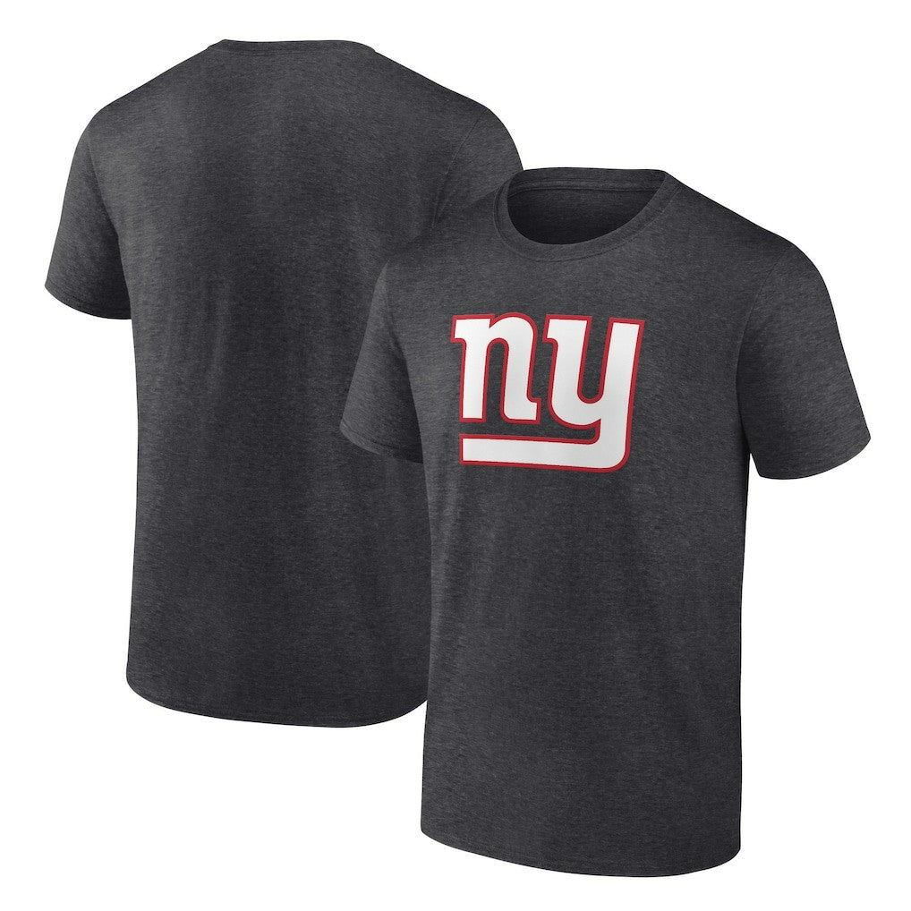 New York Giants Primary Logo T-Shirt Heather Charcoal - Fanatics