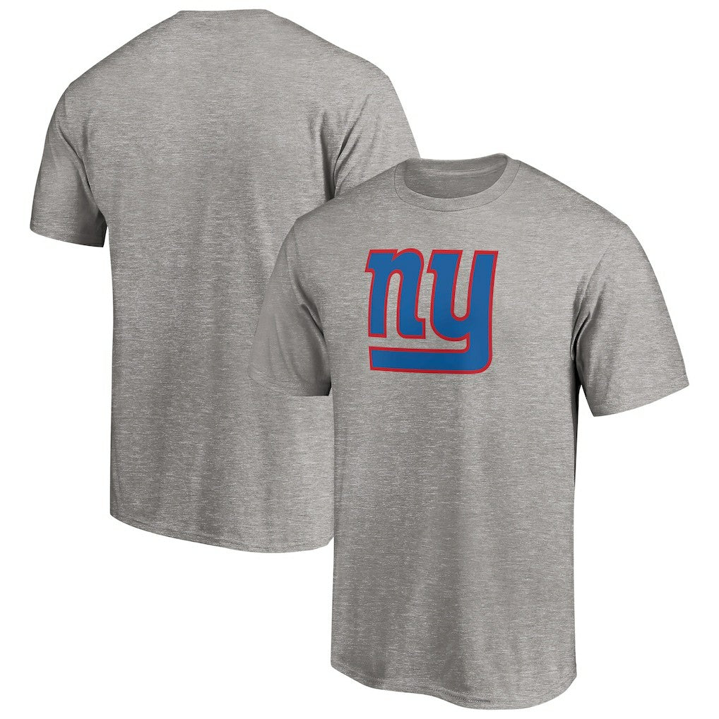 New York Giants Primary Logo T-Shirt Heather Gray - Fanatics