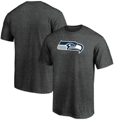 Seattle Seahawks Primary Logo T-Shirt Heather Charcoal - Fanatics