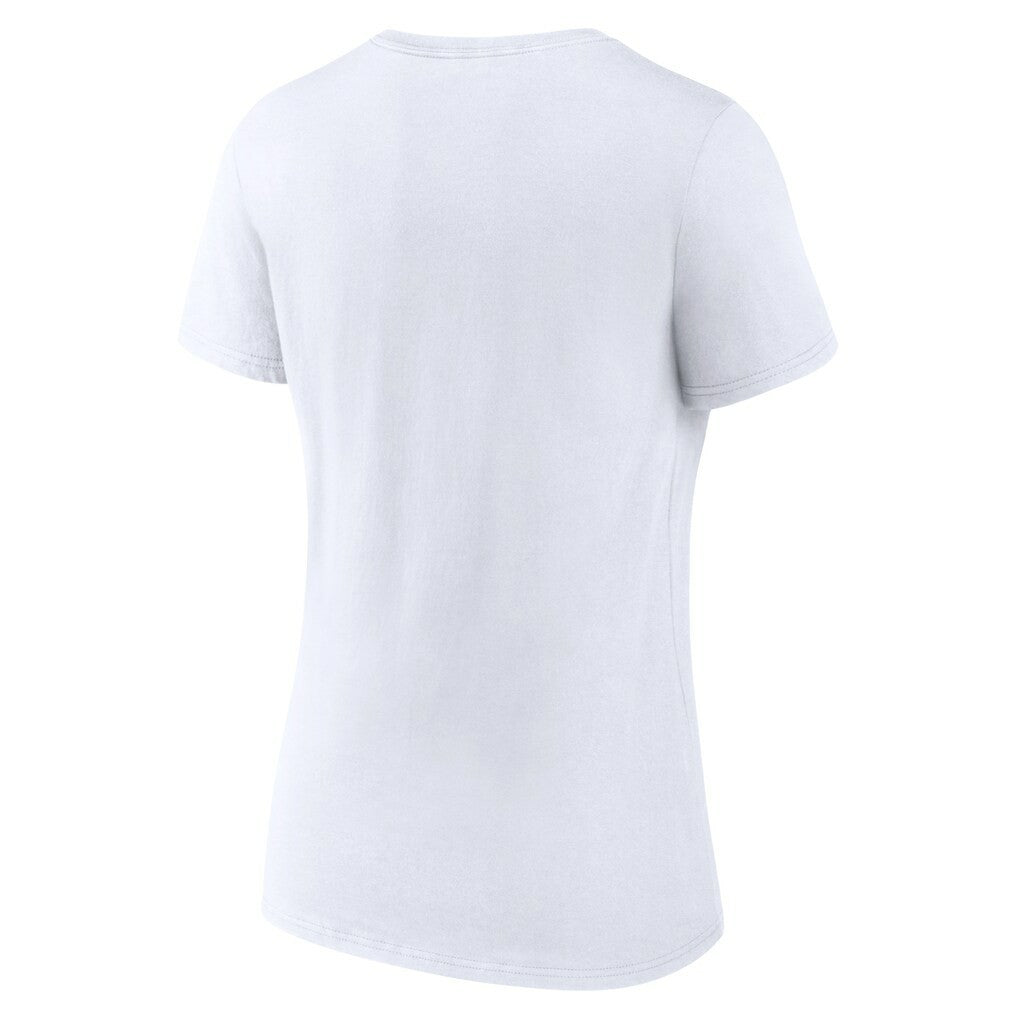 Minnesota Vikings Women's Primary Team Logo V-Neck T-Shirt White - NFL