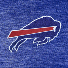 Buffalo Bills Antigua Action Chenille Pullover Hoodie Heathered Royal - NFL