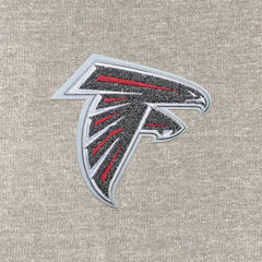 Atlanta Falcons Antigua Reward Chenille Pullover Crewneck Sweatshirt Oatmeal - NFL