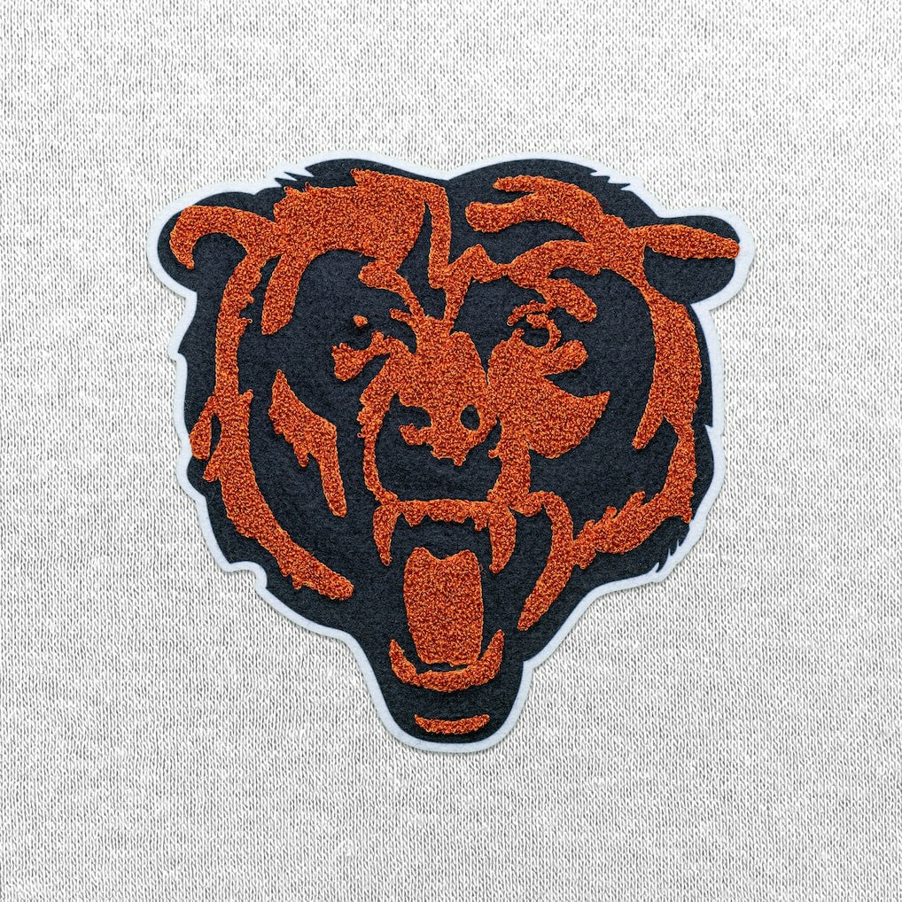 Chicago Bears Antigua Victory Chenille Pullover Hoodie White - NFL