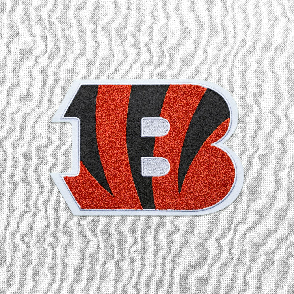 Cincinnati Bengals Antigua Victory Chenille Pullover Hoodie White - NFL
