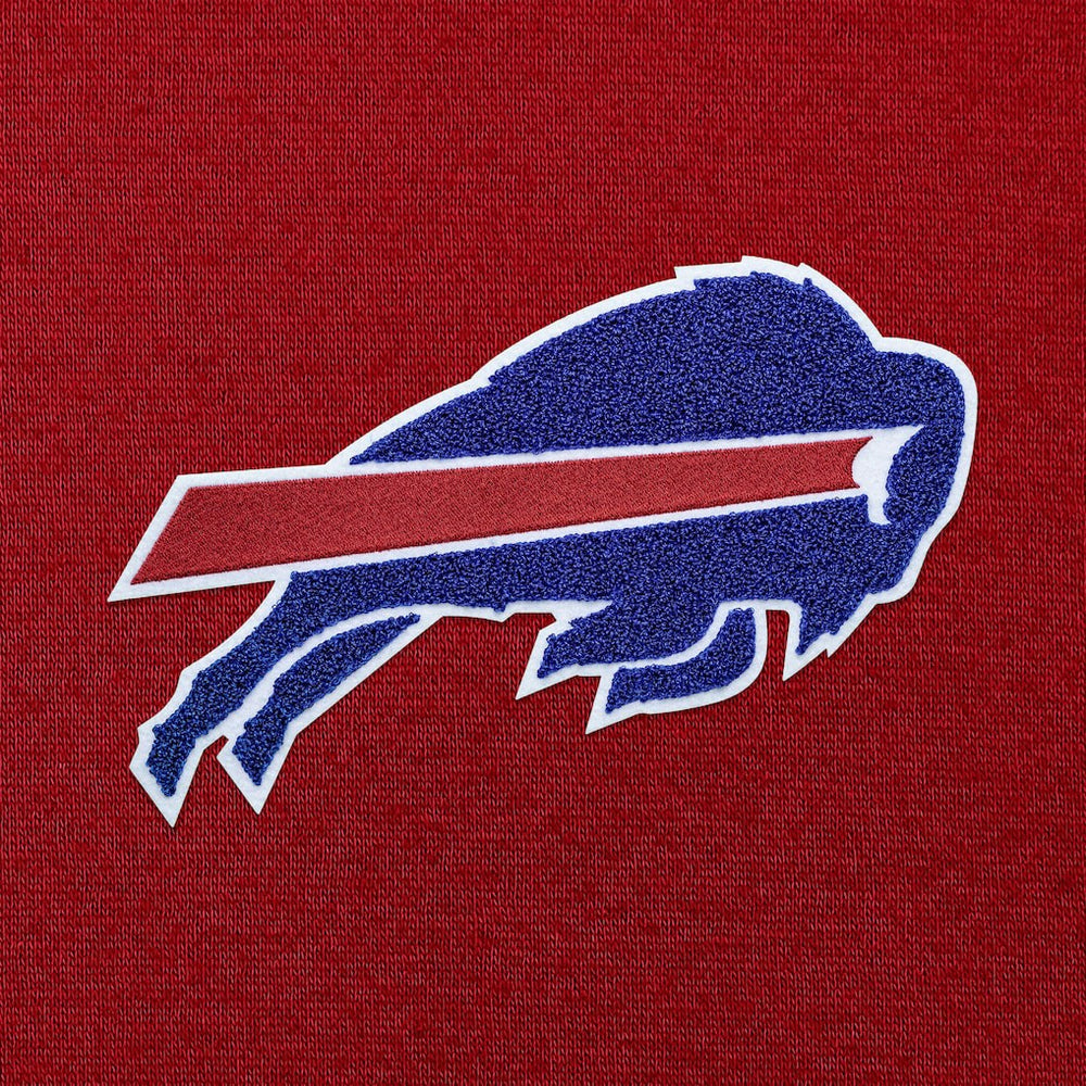 Buffalo Bills Antigua Victory Chenille Pullover Hoodie Red - NFL