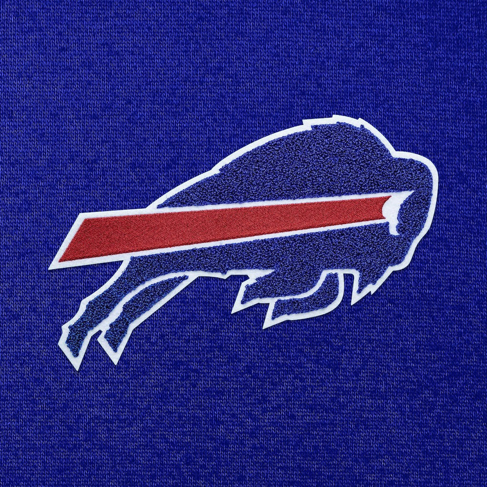 Buffalo Bills Antigua Victory Chenille Pullover Hoodie Royal - NFL