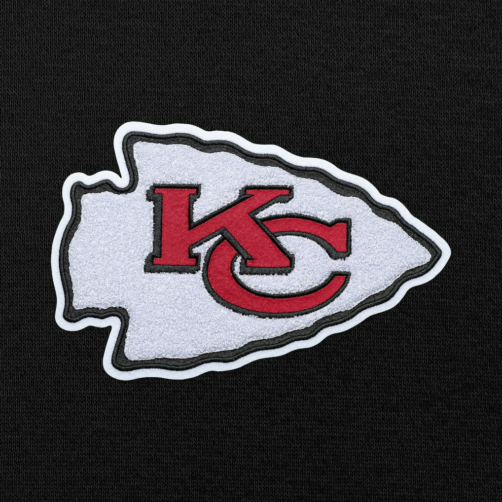 Kansas City Chiefs Antigua Victory Chenille Pullover Hoodie Black - NFL