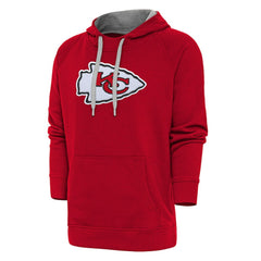 Kansas City Chiefs Antigua Victory Chenille Pullover Hoodie Red - NFL