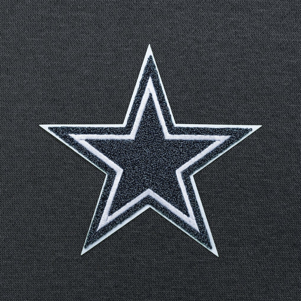 Dallas Cowboys Antigua Victory Chenille Pullover Hoodie Charcoal - NFL