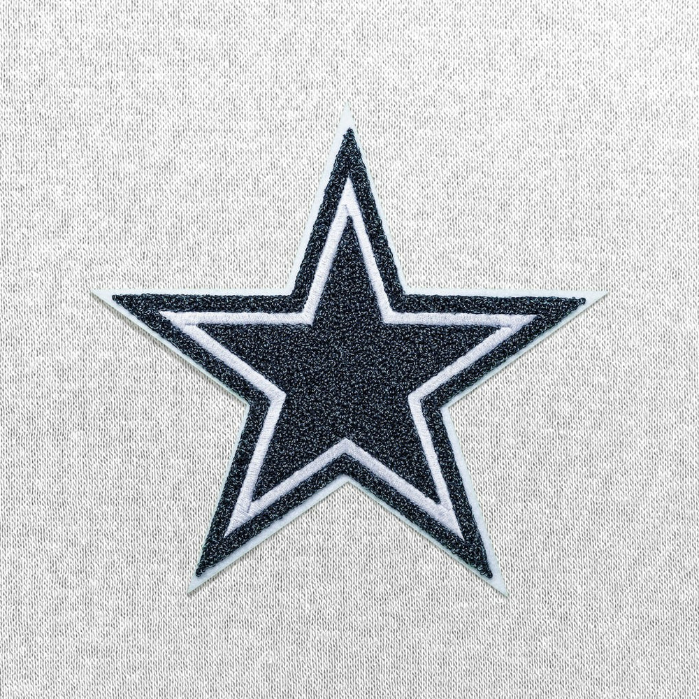 Dallas Cowboys Antigua Victory Chenille Pullover Hoodie White - NFL