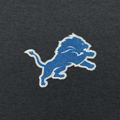 Detroit Lions Antigua Victory Chenille Pullover Hoodie Charcoal - NFL