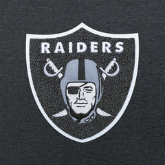 Las Vegas Raiders Antigua Victory Chenille Pullover Hoodie Charcoal - NFL