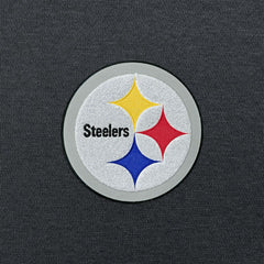 Pittsburgh Steelers Antigua Victory Chenille Pullover Hoodie Charcoal - NFL