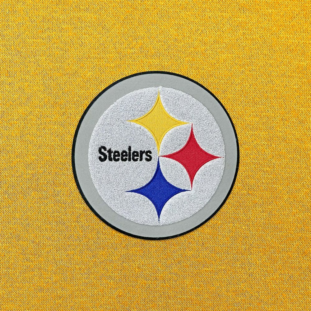 Pittsburgh Steelers Antigua Victory Chenille Pullover Hoodie Gold - NFL