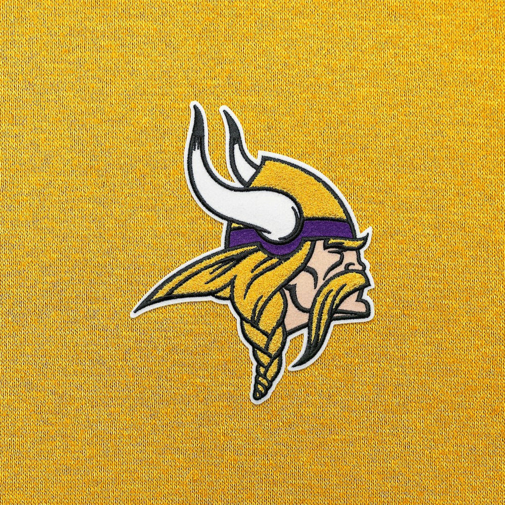 Minnesota Vikings Antigua Victory Chenille Pullover Hoodie Gold - NFL