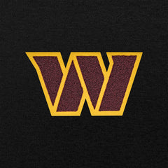 Washington Commanders Antigua Victory Chenille Pullover Hoodie Black - NFL