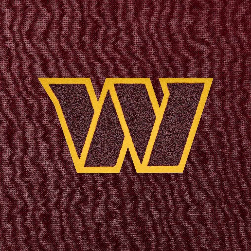 Washington Commanders Antigua Victory Chenille Pullover Hoodie Burgundy - NFL