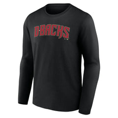 Arizona Diamondbacks Official Wordmark Long Sleeve T-Shirt Lifestyle