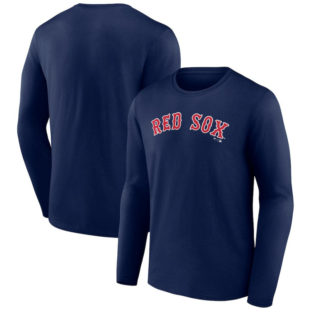 Boston Red Sox Wordmark Long Sleeve T-Shirt Sale