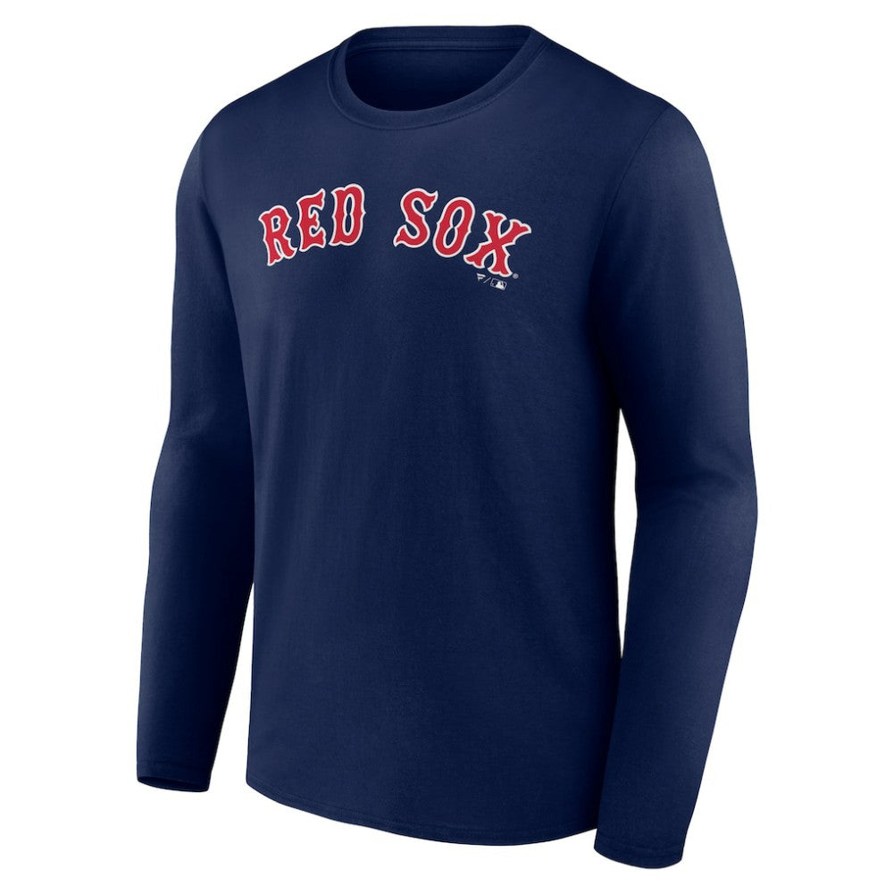 Boston Red Sox Wordmark Long Sleeve T-Shirt Sale