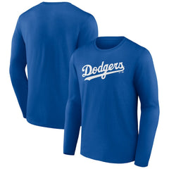 Los Angeles Dodgers Wordmark Long Sleeve T-Shirt Near Me