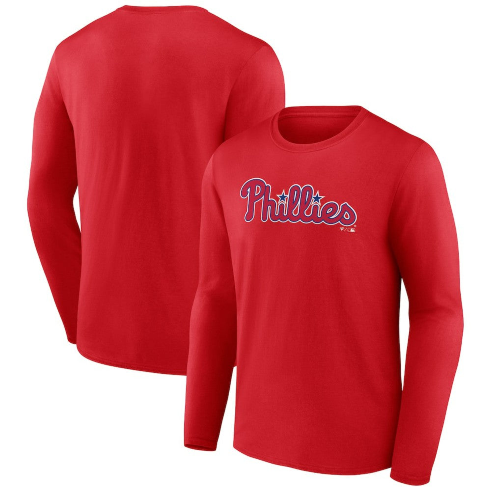 Philadelphia Phillies Wordmark Long Sleeve T-Shirt for sale