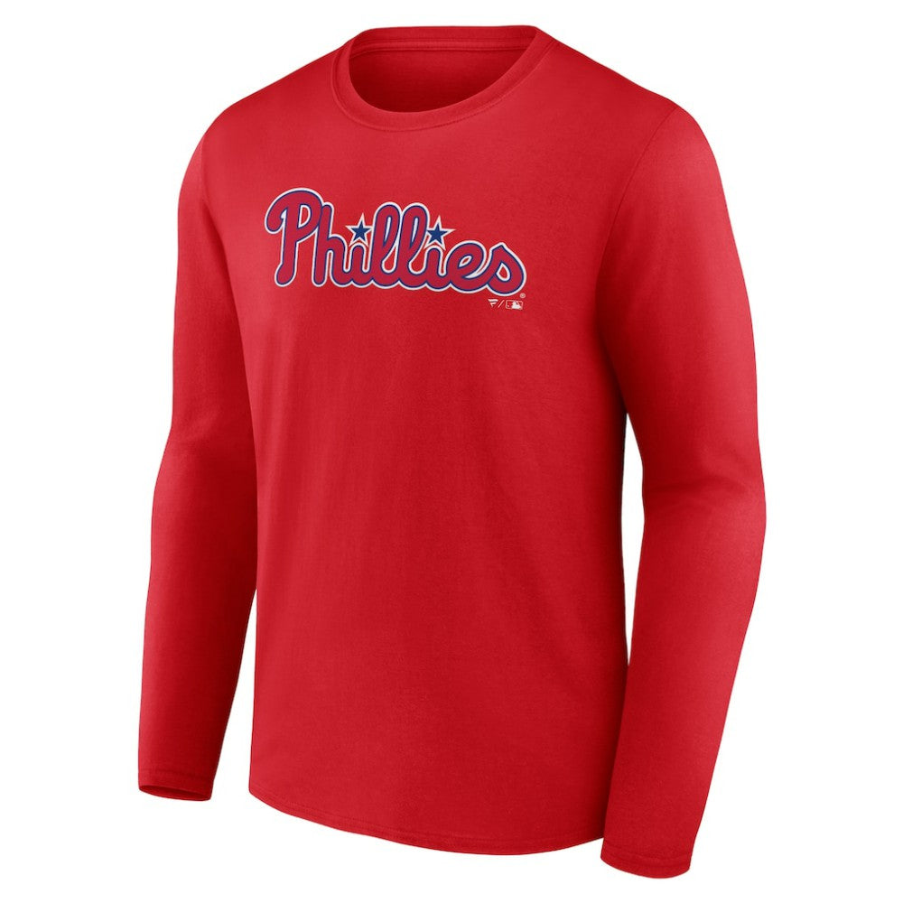 Philadelphia Phillies Wordmark Long Sleeve T-Shirt for sale