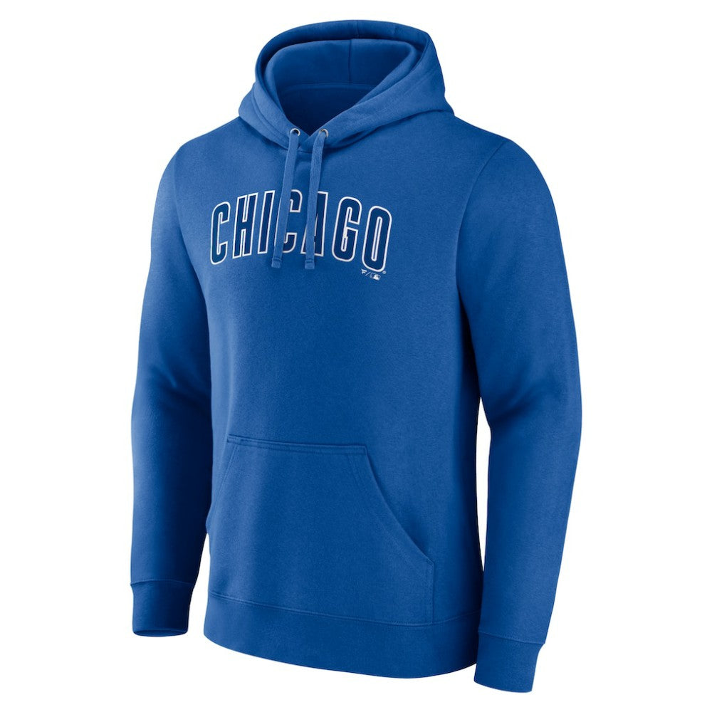 Chicago Cubs Official Wordmark Pullover Hoodie On Sale