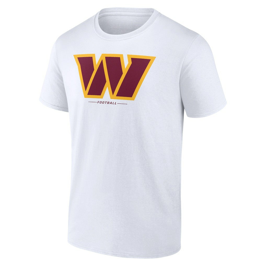 Washington Commanders Logo Team Lockup T-Shirt White - NFL